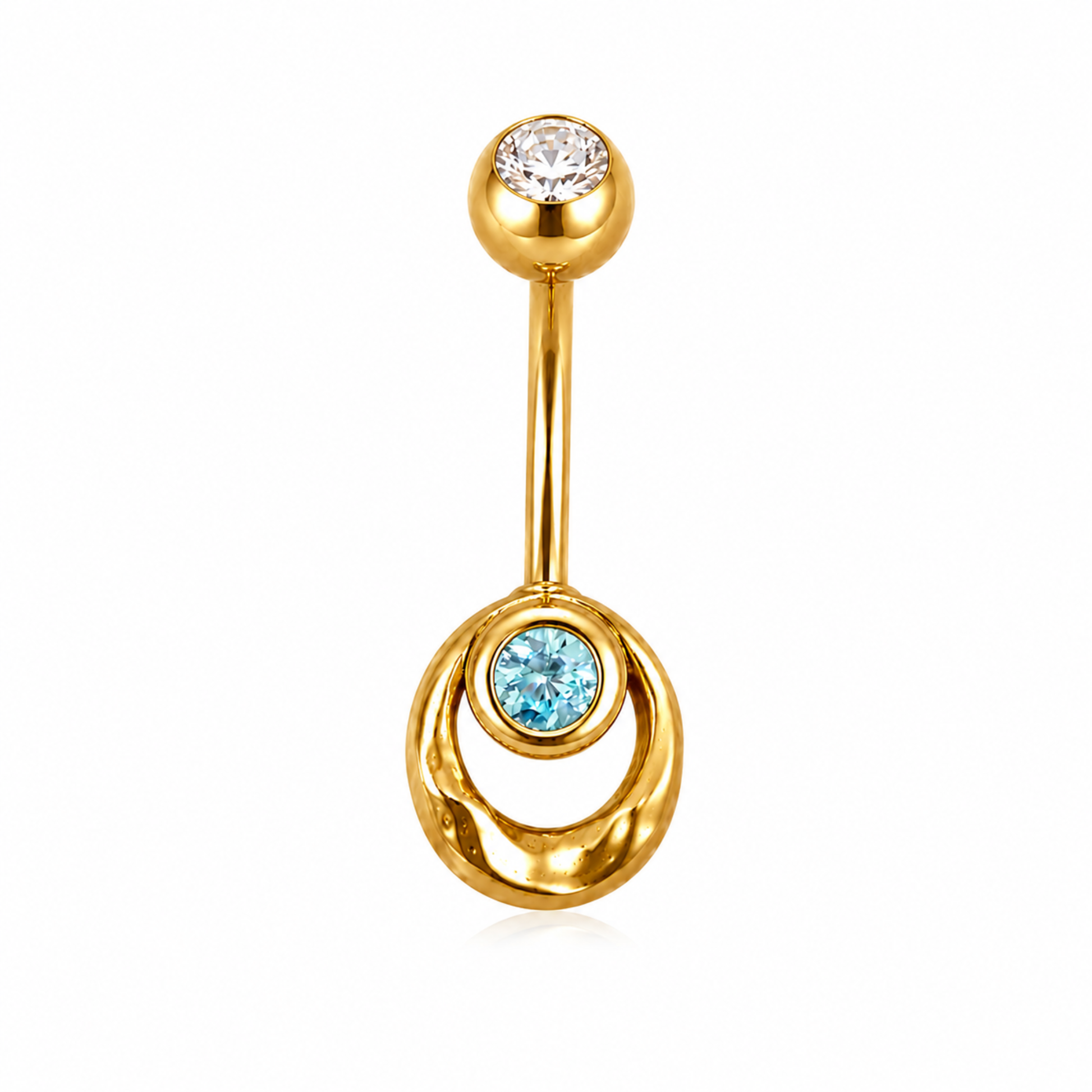 Dancing Queen - Blue / Gold, front view